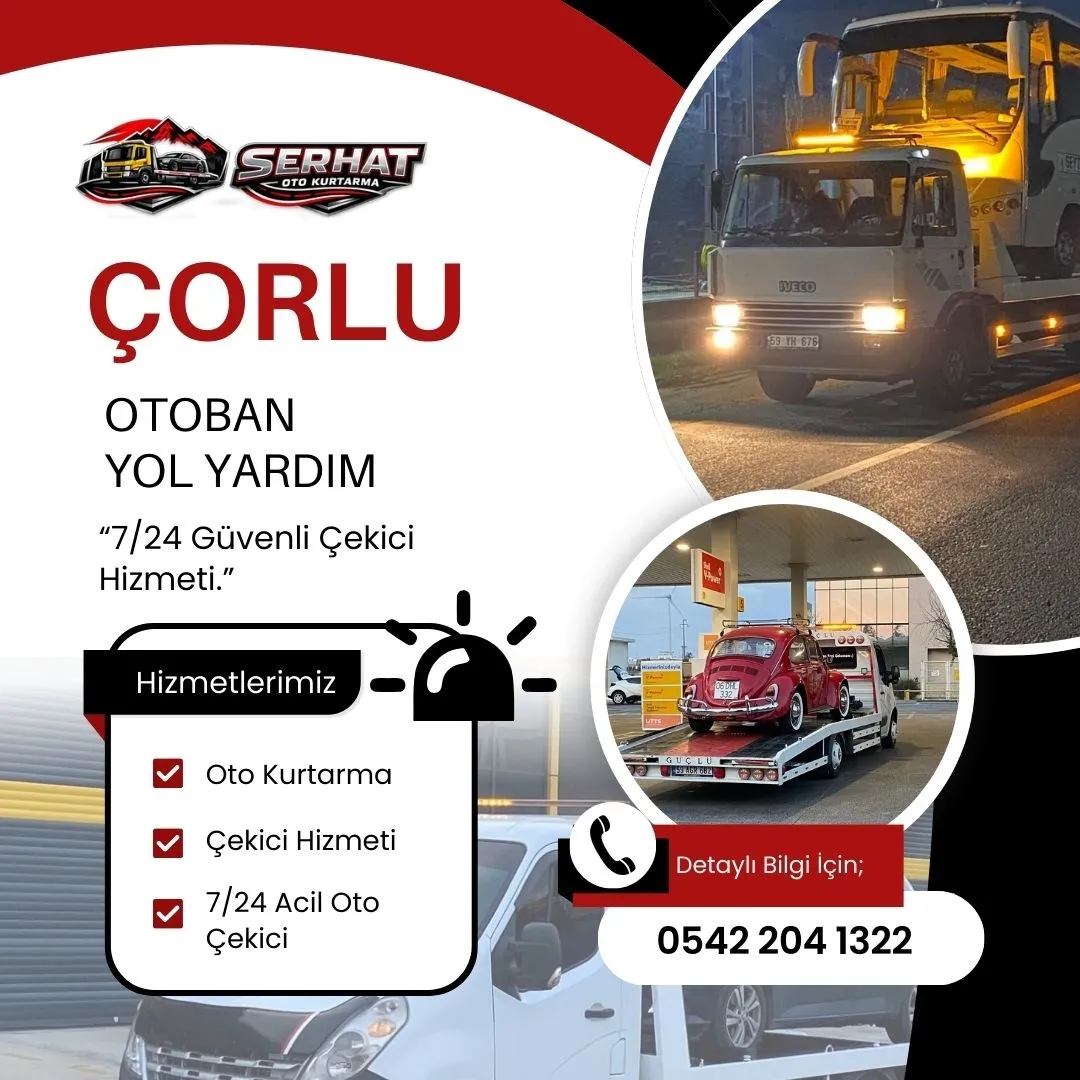 Çorlu Otoban Yol Yardım