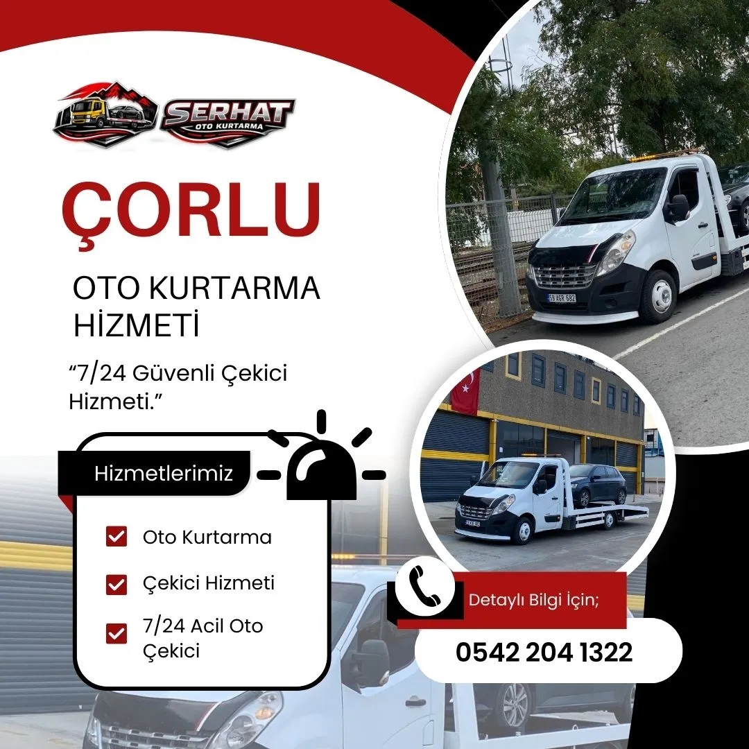 Çorlu Oto Kurtarma Hizmeti