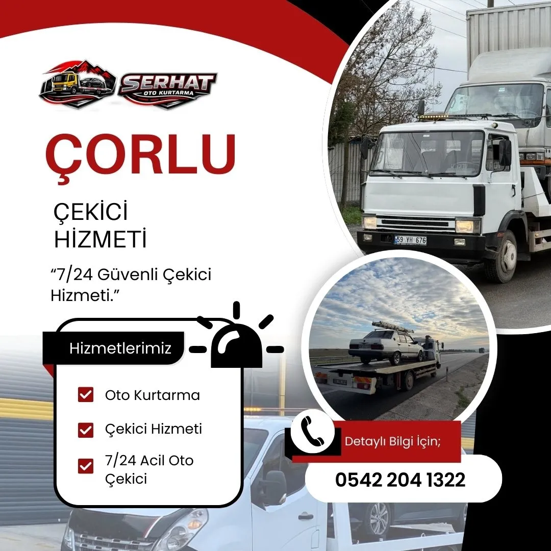 Çorlu Çekici Hizmeti