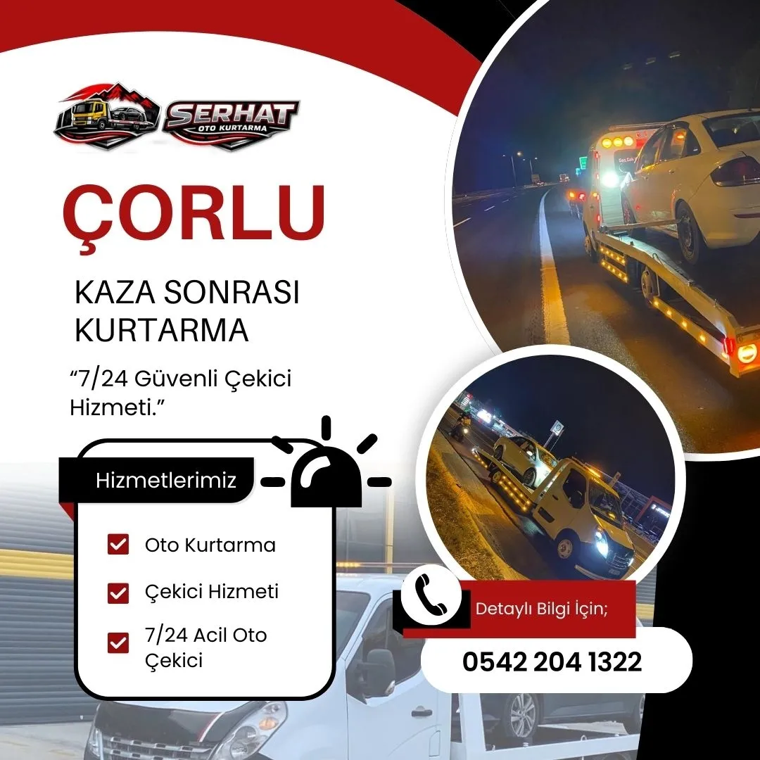 Çorlu Kaza Sonrası Kurtarma